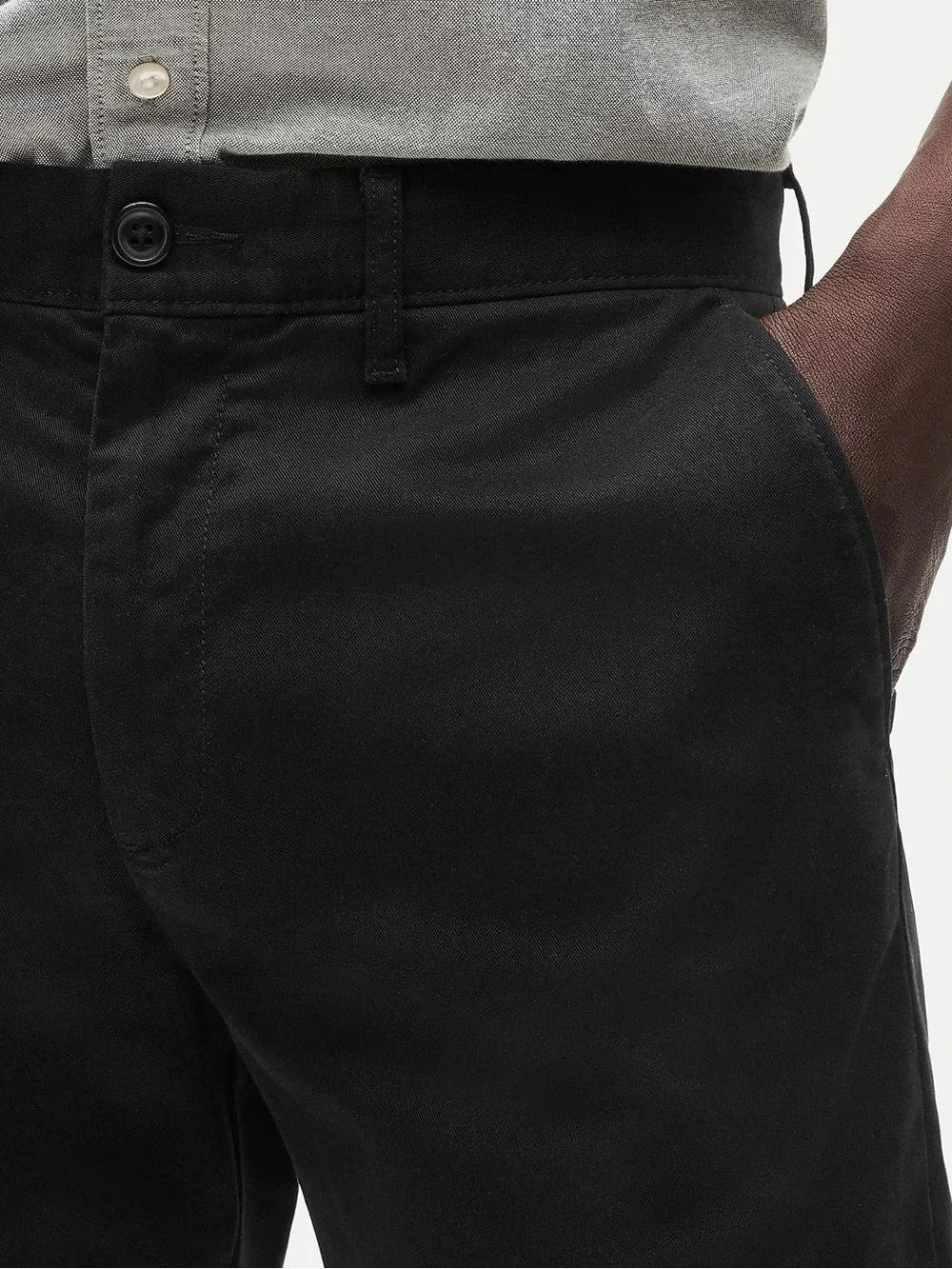 J. Crew 770M Straight-fit stretch chino pant in Black Size 34/32 NWT $98 AR886